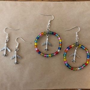 Airplane Earrings